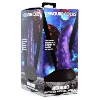 Creature Cocks - Orion Invader Veiny Space Alien Silicone Dildo 6"-Adult Toys - Dildos - Silicone-Danish Blue Adult Centres-Danish Blue Adult Centres