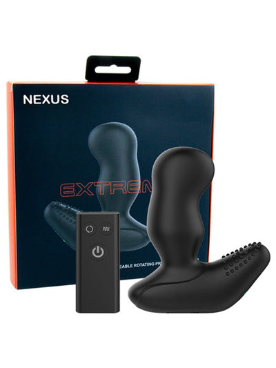 Nexus Revo Extreme Waterproof Remote Control Rotating Prostate Massager - Black-Adult Toys - Anal - Prostate Stimulators-Nexus-Danish Blue Adult Centres