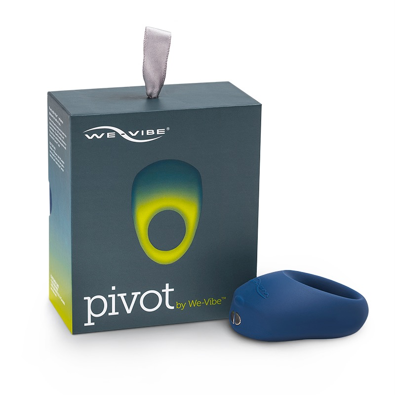We-Vibe Pivot Vibrating Ring (Blue)-Adult Toys - Cock Rings - Vibrating-We-Vibe-Danish Blue Adult Centres