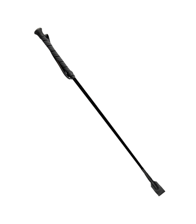 WHI001BLK Love in Leather Black Riding Crop 60cm-Bondage & Fetish - Crops & Paddles-Love In Leather-Danish Blue Adult Centres