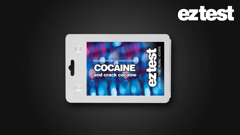 Ez-Test Cocaine Cuts Single Use Drug Testing Kit-Lifestyle - Testing Equipmet-EZ Test-Danish Blue Adult Centres