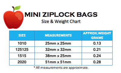 1001 Ziplock BAGS (100 Pack) Various Sizes-Lifestyle - Storage - BagsSafes-Apple-Danish Blue Adult Centres