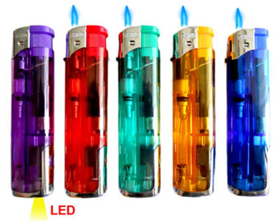 Rave 3-in-1 Refillable Jet Lighter 8cm - Assorted-Unclassified-Trio-Danish Blue Adult Centres