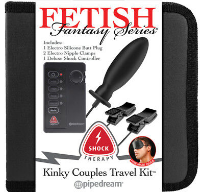 Pipedream Fetish Fantasy Series Shock Therapy Kinky Couples Travel Kit-Unclassified-Fetish Fantasy-Danish Blue Adult Centres