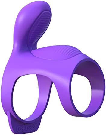 Pipedream Fantasy C-Ringz Vibrating Couples Cage (Purple)-Unclassified-Pipedream-Danish Blue Adult Centres