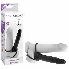 Pipedream Anal Fantasy Collection Double Trouble (Black)-Adult Toys - Strap On - Kits-Pipedream-Danish Blue Adult Centres