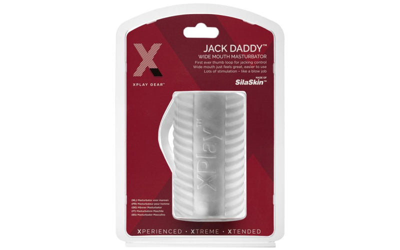 X Play Jack Daddy Stroker-Adult Toys - Masturbators-Perfect Fit-Danish Blue Adult Centres