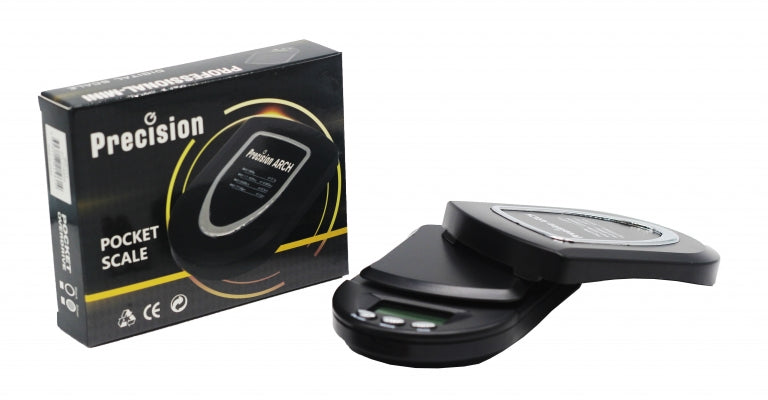 0.01g/200g WD171 Precision Arch Digital Scales (Black)-Lifestyle - Scales - 0.01-Precision-Danish Blue Adult Centres