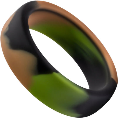 Blush Performance Silicone Camo Cock Ring (Green Camoflage)-Adult Toys - Cock Rings-Blush-Danish Blue Adult Centres