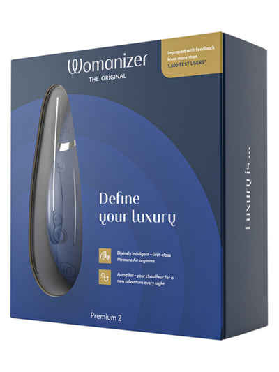 Womanizer Premium 2-Adult Toys - Vibrators - Clitoral Suction-Womanizer-Danish Blue Adult Centres