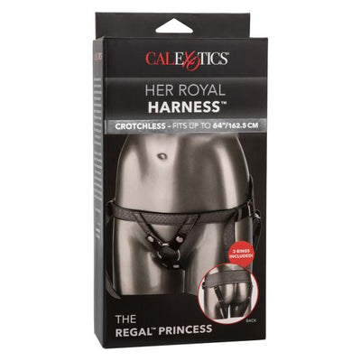 Calexotics Her Royal Harness - The Regal Princess-Adult Toys - Strap On - Harness-CalExotics-Danish Blue Adult Centres