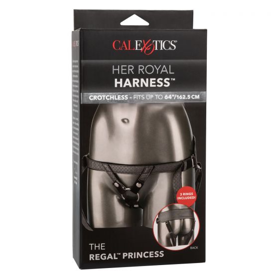 Calexotics Her Royal Harness - The Regal Princess-Adult Toys - Strap On - Harness-CalExotics-Danish Blue Adult Centres