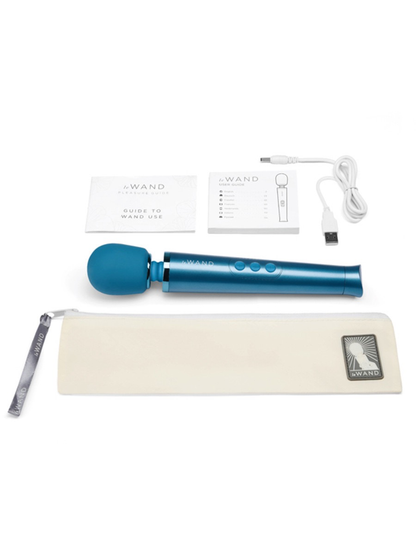 Le Wand Rechargeable Petite Massager-Adult Toys - Vibrators - W&s-Le Wand-Danish Blue Adult Centres