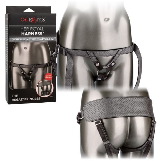 Calexotics Her Royal Harness - The Regal Princess-Adult Toys - Strap On - Harness-CalExotics-Danish Blue Adult Centres