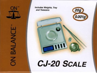 0.001g/20g CJ-20 On-Balance Carat Scale (Silver)