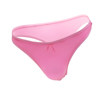 Love In Leather Mens Lycra G-string L/XL Baby Pink-Clothing - Underwear & Panties-Love In Leather-Danish Blue Adult Centres