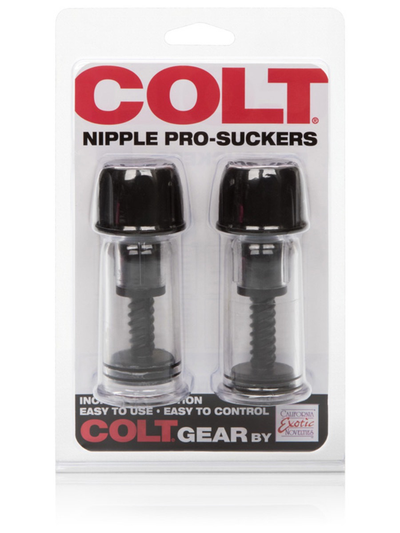 CalExotics Colt Nipple Pro-Suckers (Black)-Unclassified-Colt-Danish Blue Adult Centres