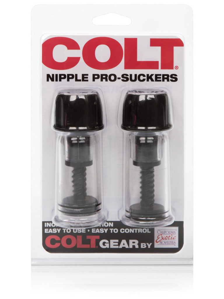CalExotics Colt Nipple Pro-Suckers (Black)-Unclassified-Colt-Danish Blue Adult Centres