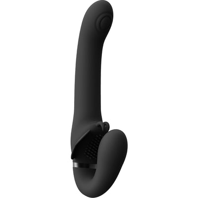 Vive - Satu - Pulse-Wave and Vibrating Strapless Strap-on-Adult Toys - Strap On - Strapless-Shots-Danish Blue Adult Centres