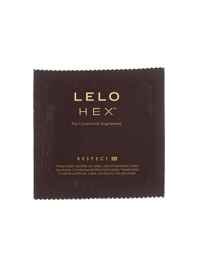 Lelo Hex Respect Larger Condoms - 3 Pack 58mm-Lubricants & Essentials - Condoms-Lelo-Danish Blue Adult Centres