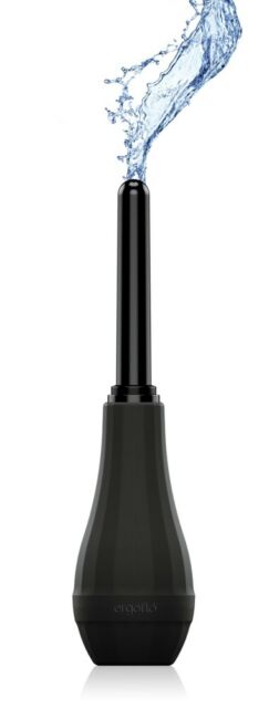 Perfect Fit Ergoflo Extra Premium Tip Anal Douche (Black)-Lubricants & Essentials - Douches-Perfect Fit-Danish Blue Adult Centres