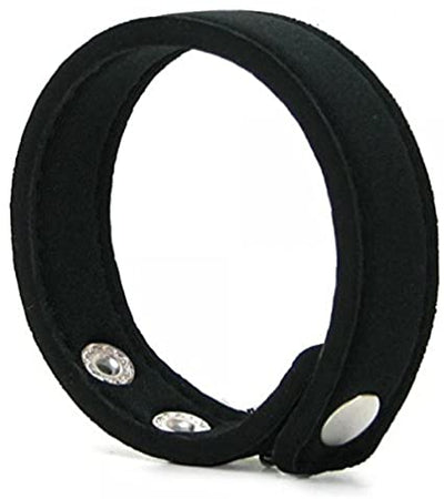 Perfect Fit Neoprene Snap Cockring (Black)-Adult Toys - Cock Rings-Perfect Fit-Danish Blue Adult Centres