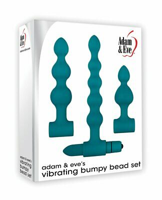 Adam & Eve- Vibrating Bumpy Bead Set-Adult Toys - Anal - Plugs-Adam & Eve-Danish Blue Adult Centres