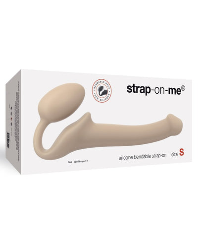 STRAP-ON-ME Silicone Bendable Strap-On - Size S, Flesh-Adult Toys - Strap On - Strapless-Strap On Me-Danish Blue Adult Centres