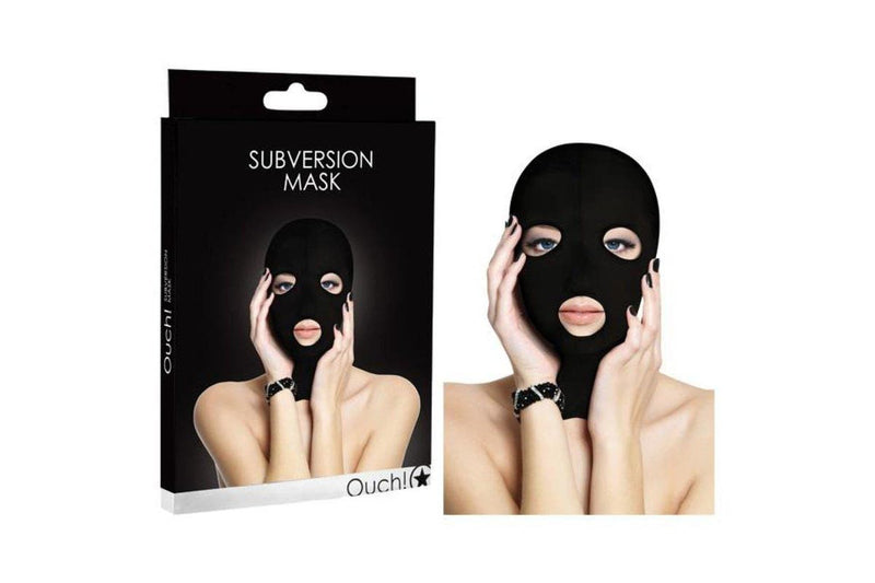 Ouch! Subversion Mask-Bondage & Fetish - Mask, Hood, Blindfolds-Ouch-Danish Blue Adult Centres