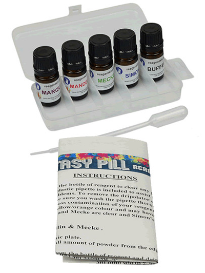 Reagent Pill Drug Testing Kit-Lifestyle - Testing Equipmet-Drug Policy Aus-Danish Blue Adult Centres
