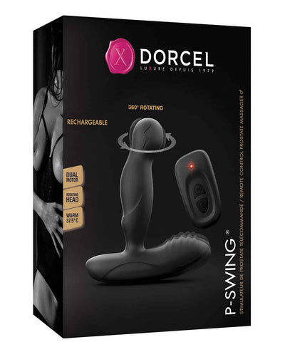 Dorcel P-Swing rotating Anal Toy (Black)-Adult Toys - Anal - Prostate Stimulators-Dorcel-Danish Blue Adult Centres