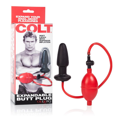 CalEx Colt Expandable Butt Plug (Black)-Adult Toys - Anal - Plugs-Colt-Danish Blue Adult Centres