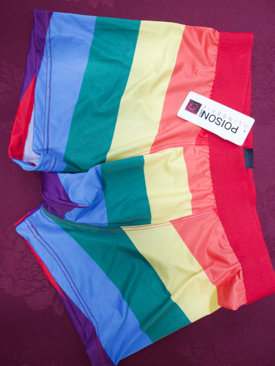 Mens Rainbow Boxers-Unclassified-Poison Rose-Danish Blue Adult Centres