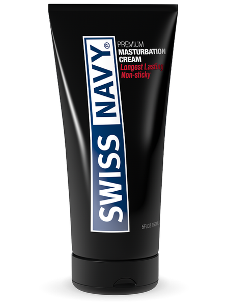 Swiss Navy Masturbation Cream 5OZ-Lubricants & Essentials - Creams & Sprays - Masturbation-Swiss Navy-Danish Blue Adult Centres