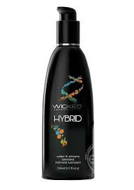 Wicked Hybrid Lube - Water & Silicone 240ml-Lubricants - Hybrid Lubricants-Wicked-Danish Blue Adult Centres
