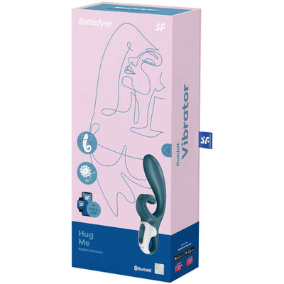 Satisfyer Hug Me Rabbit Vibe App Control-Adult Toys - Vibrators - Rabbits-Satisfyer-Danish Blue Adult Centres