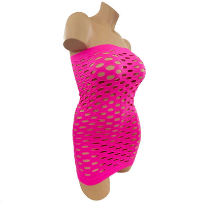 Tube Dress o/s-Unclassified-Poison Rose-Danish Blue Adult Centres