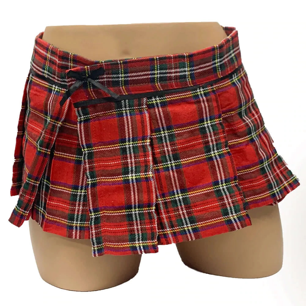 Poison Rose School Girl Red Skirt (S/M)-Clothing - Costumes - Fantasy & Role Play-Poison Rose-Danish Blue Adult Centres