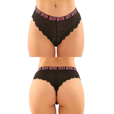 Vibes Sexy Bitch Brief & Thong-Unclassified-Vibes-Danish Blue Adult Centres