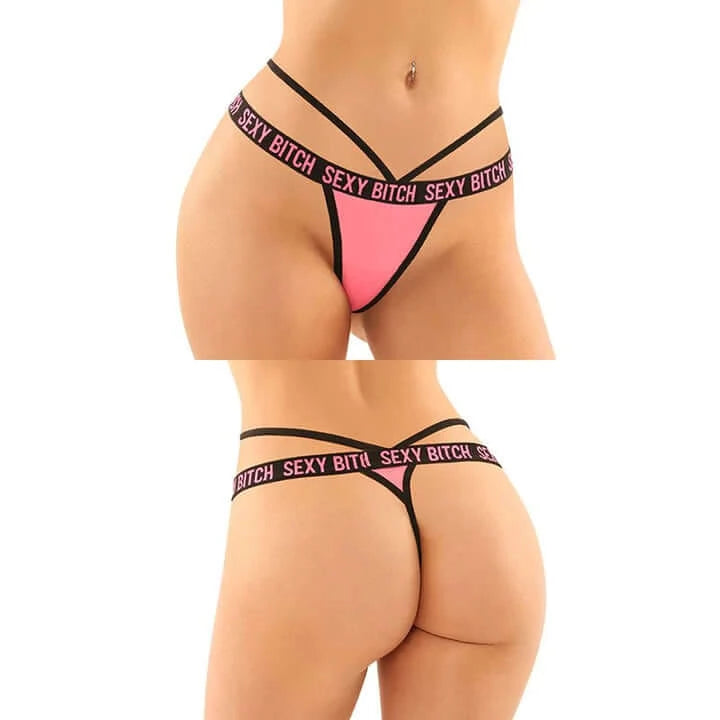 Vibes Sexy Bitch Brief & Thong-Unclassified-Vibes-Danish Blue Adult Centres